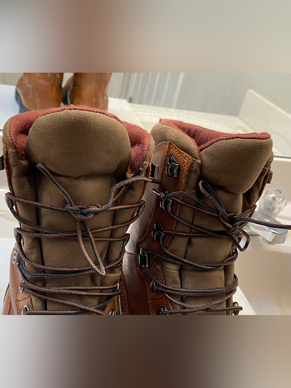 Cabelas Iron Ridge 800 GORE-TEX Men’s insulated boots Size 10.5 EE excellent - Picture 8 of 14